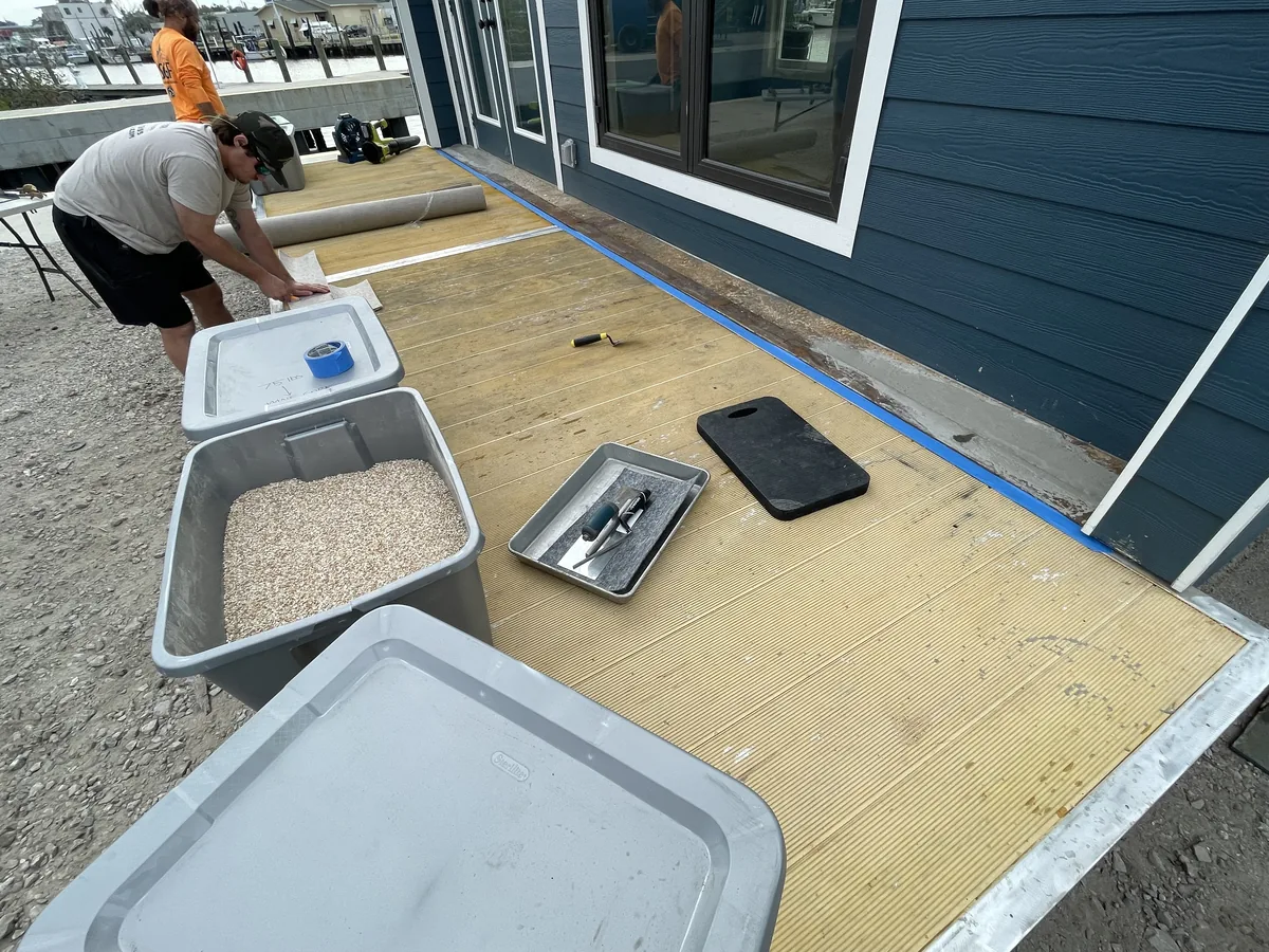 Hands-on Deck Armor installation training